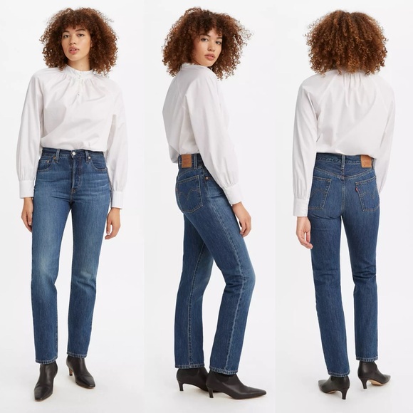 NWT Levi's Premium 501 ORIGINAL FIT WOMEN'S JEANS Market Sixth Street 25 Long - Picture 2 of 16